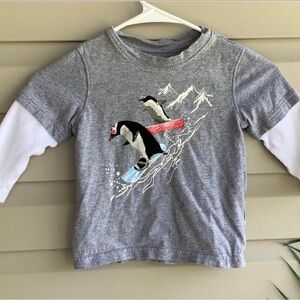 Vintage Faded Glory Penguin Top - Size 24 months